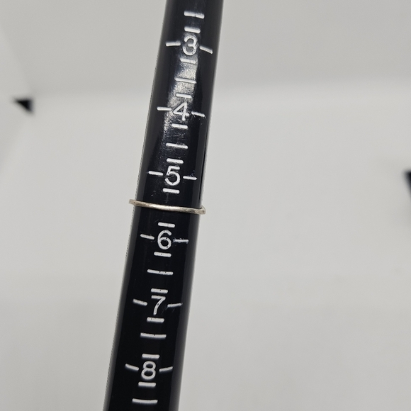 sterling silver wave ring size 5.5 - Picture 4 of 5